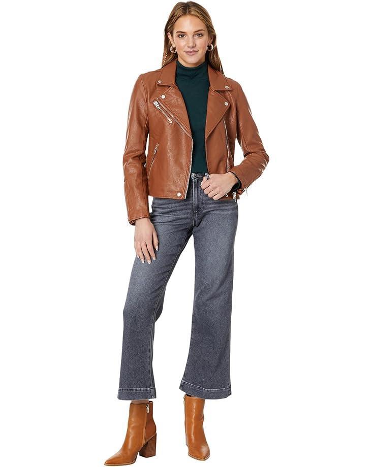 Women's Blank NYC Faux Leather Moto Jacket Product Image