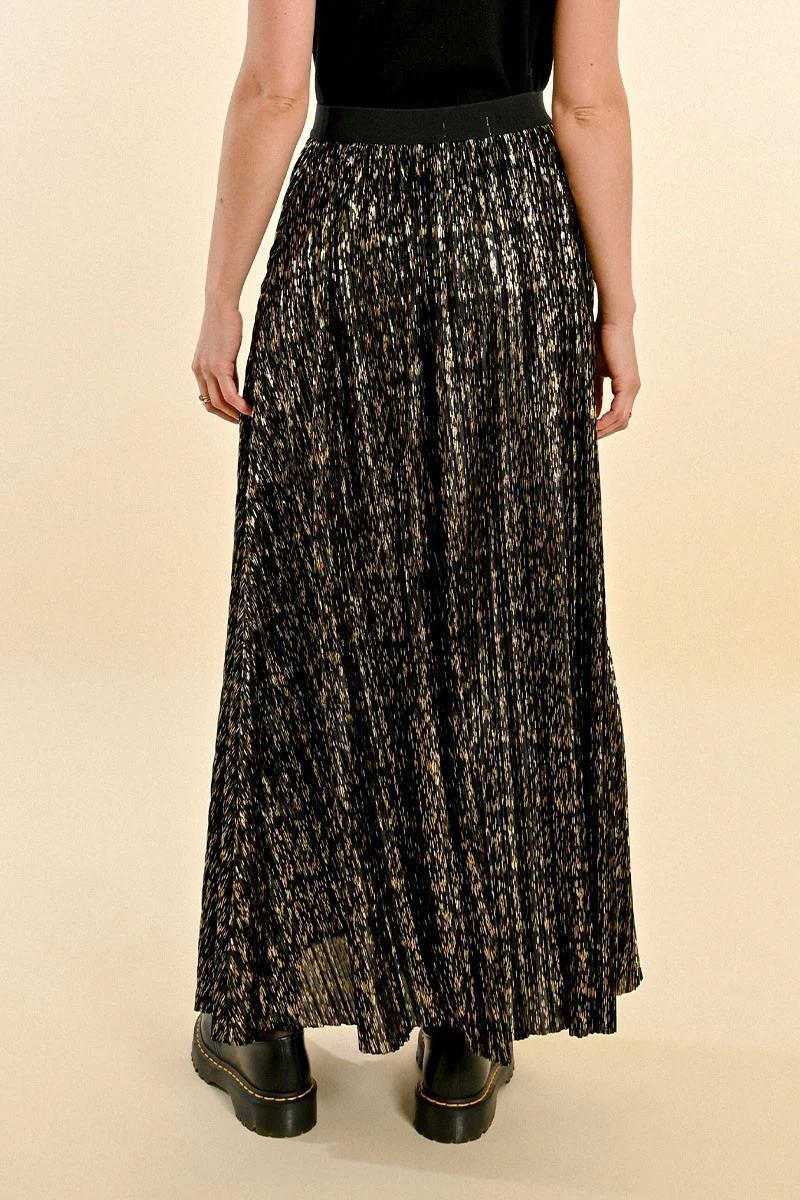 Long Pleated Skirt Product Image