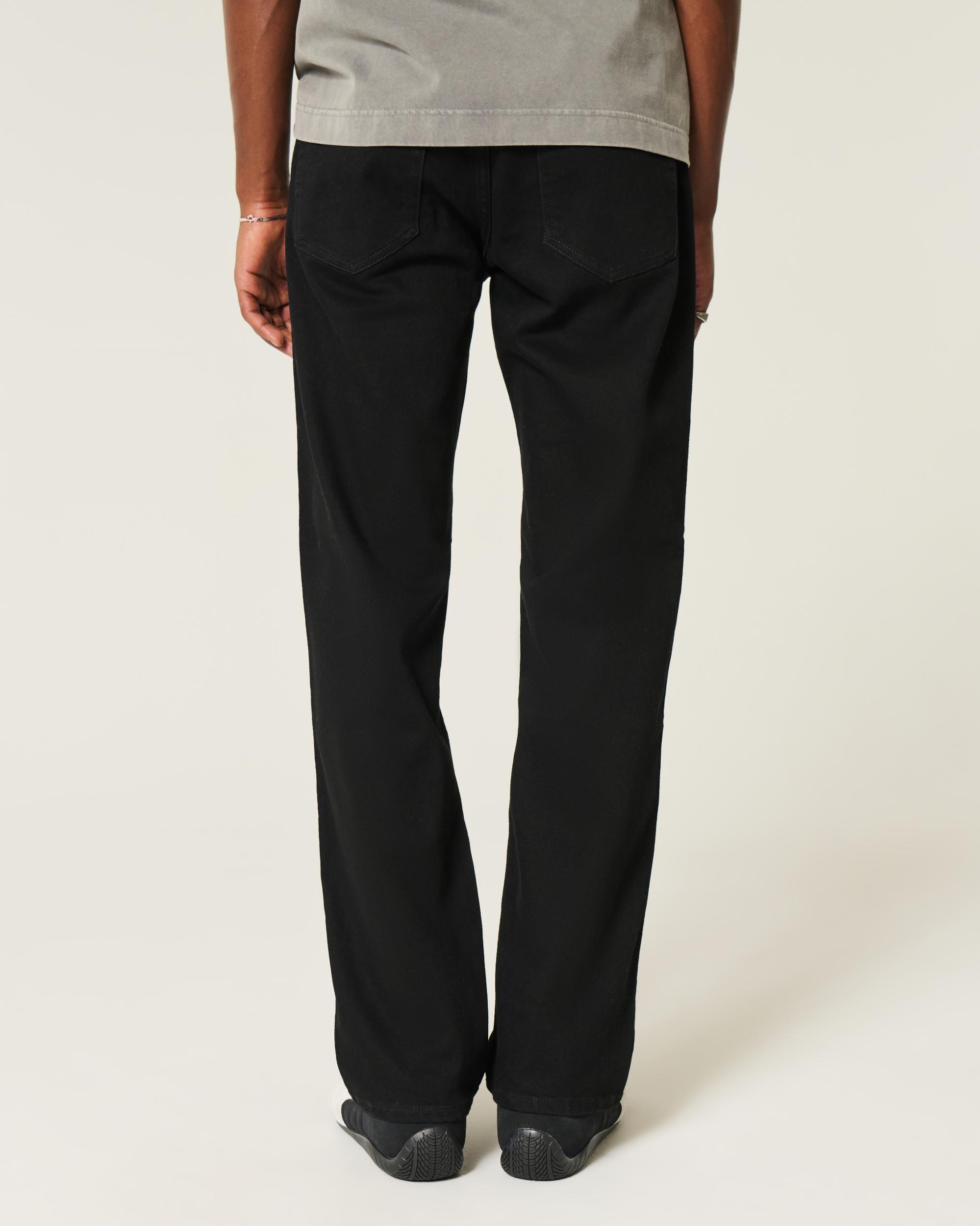 Black No Fade Straight Jeans Product Image