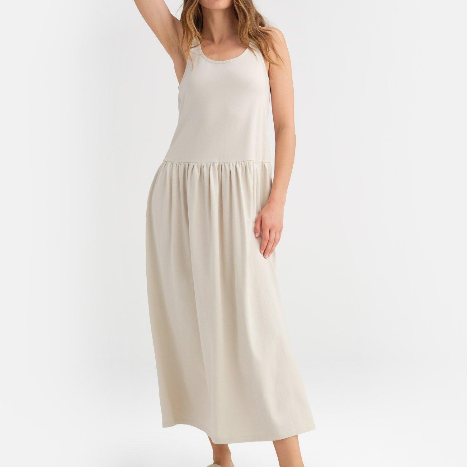 Organic Heavyweight Tank Dress Female Product Image