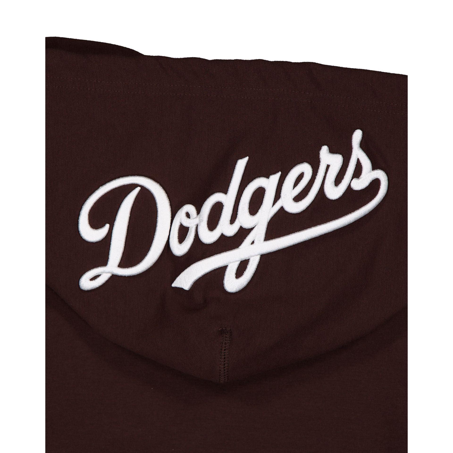 Los Angeles Dodgers Logo Select Color Flip Brown Hoodie Male Product Image