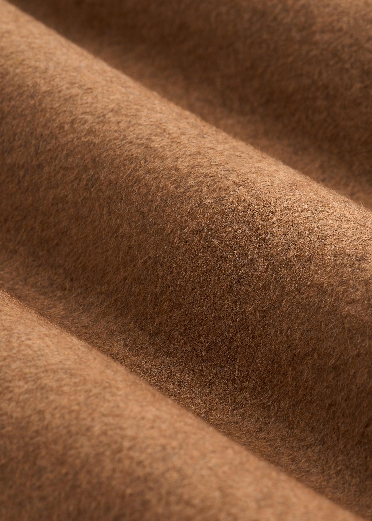 Wool Coat for Tall Men in Camel Product Image