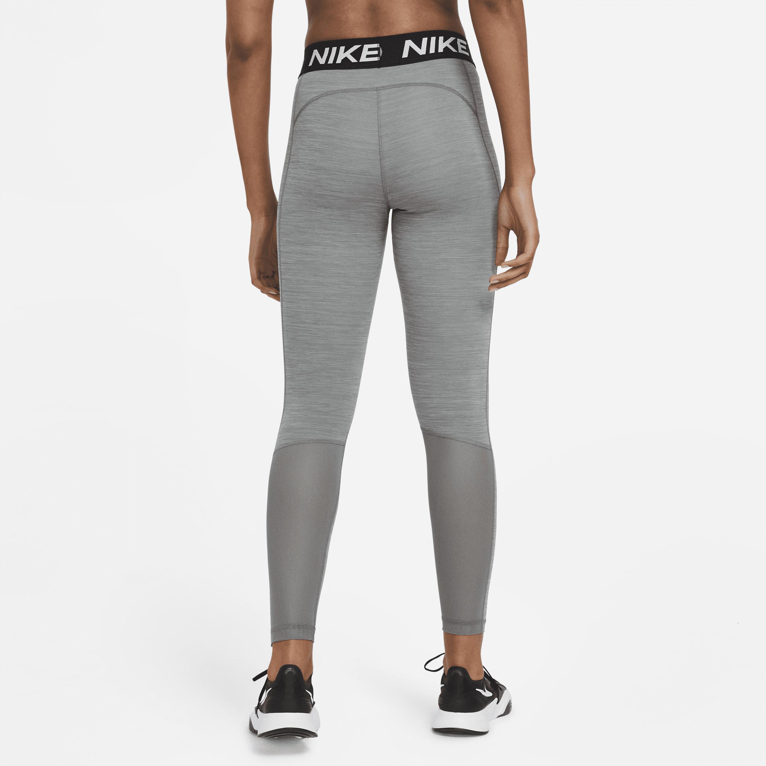 Women's Nike Pro Mid-Rise Mesh-Paneled Leggings Product Image