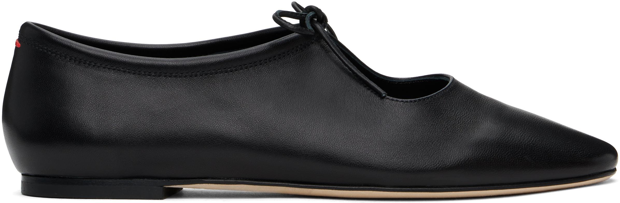 AEYDE Della Ballet Flats In Black Product Image