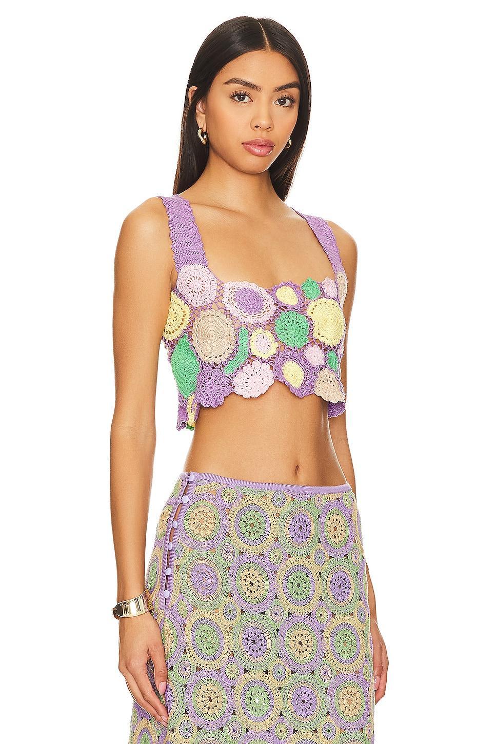 Tanit Crop Top Agua Bendita Product Image