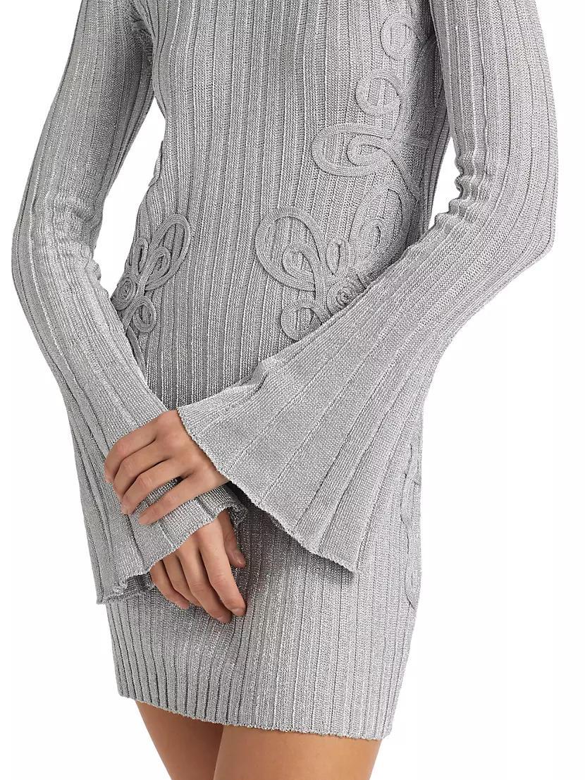 Niamh Rib-Knit Minidress Product Image