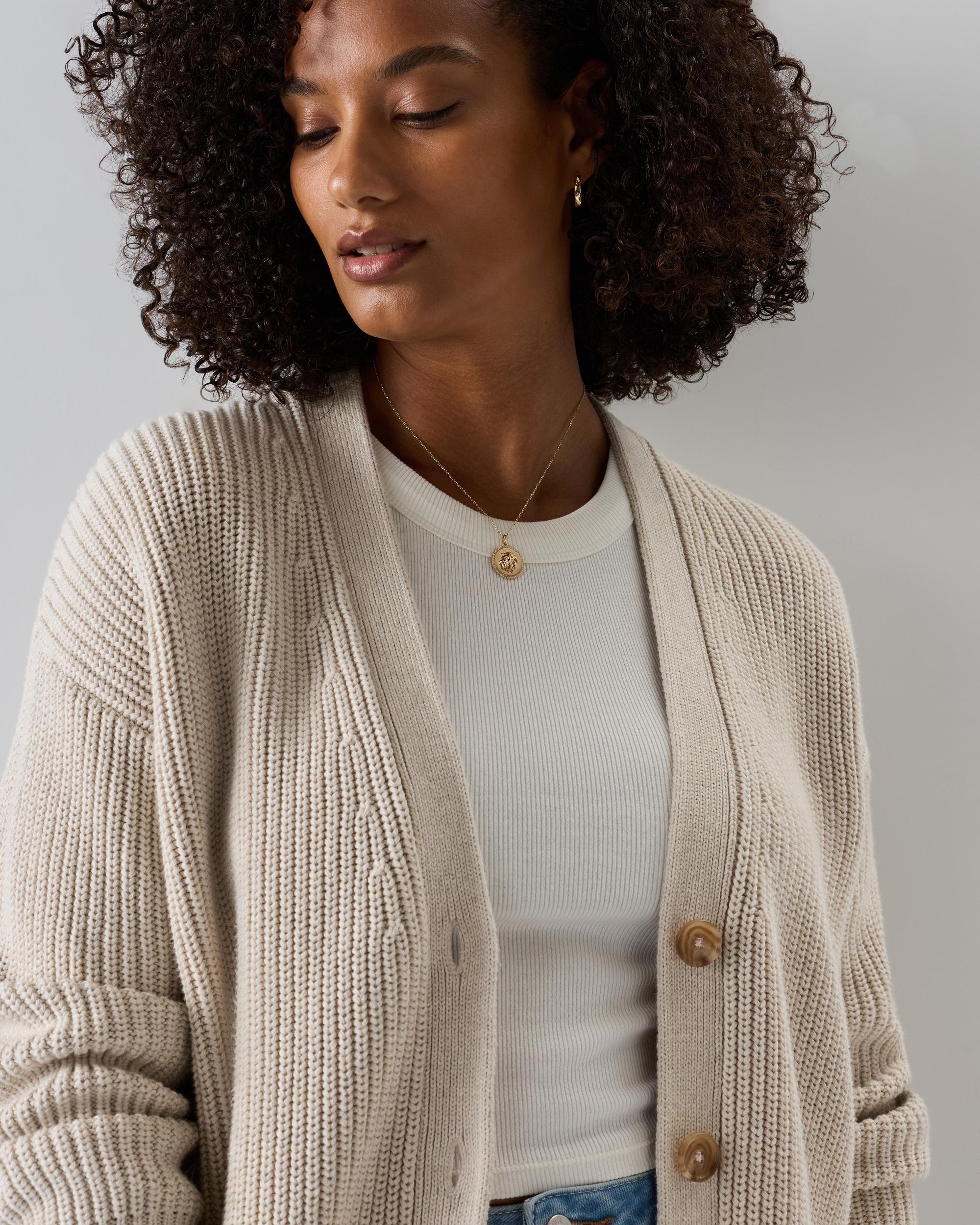 Quince | Women's 14K Gold Pave Zodiac Medallion Necklace Product Image