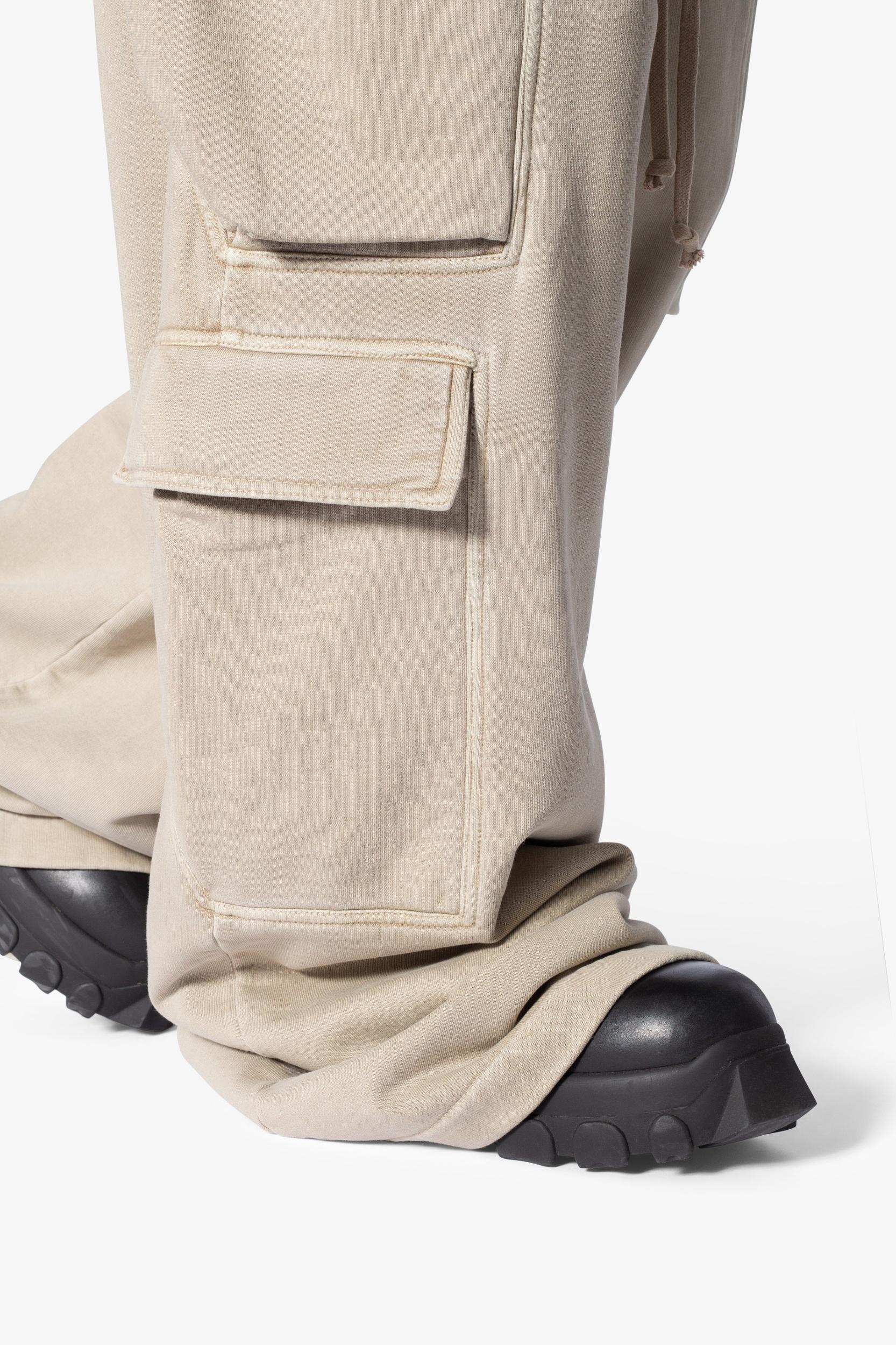 Rave Double Cargo Sweatpants - Washed Earth Product Image