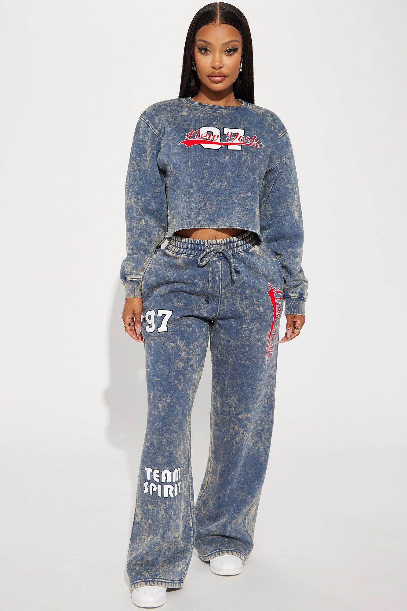 New York Athletic Washed Sweatshirt - Navy/combo Product Image