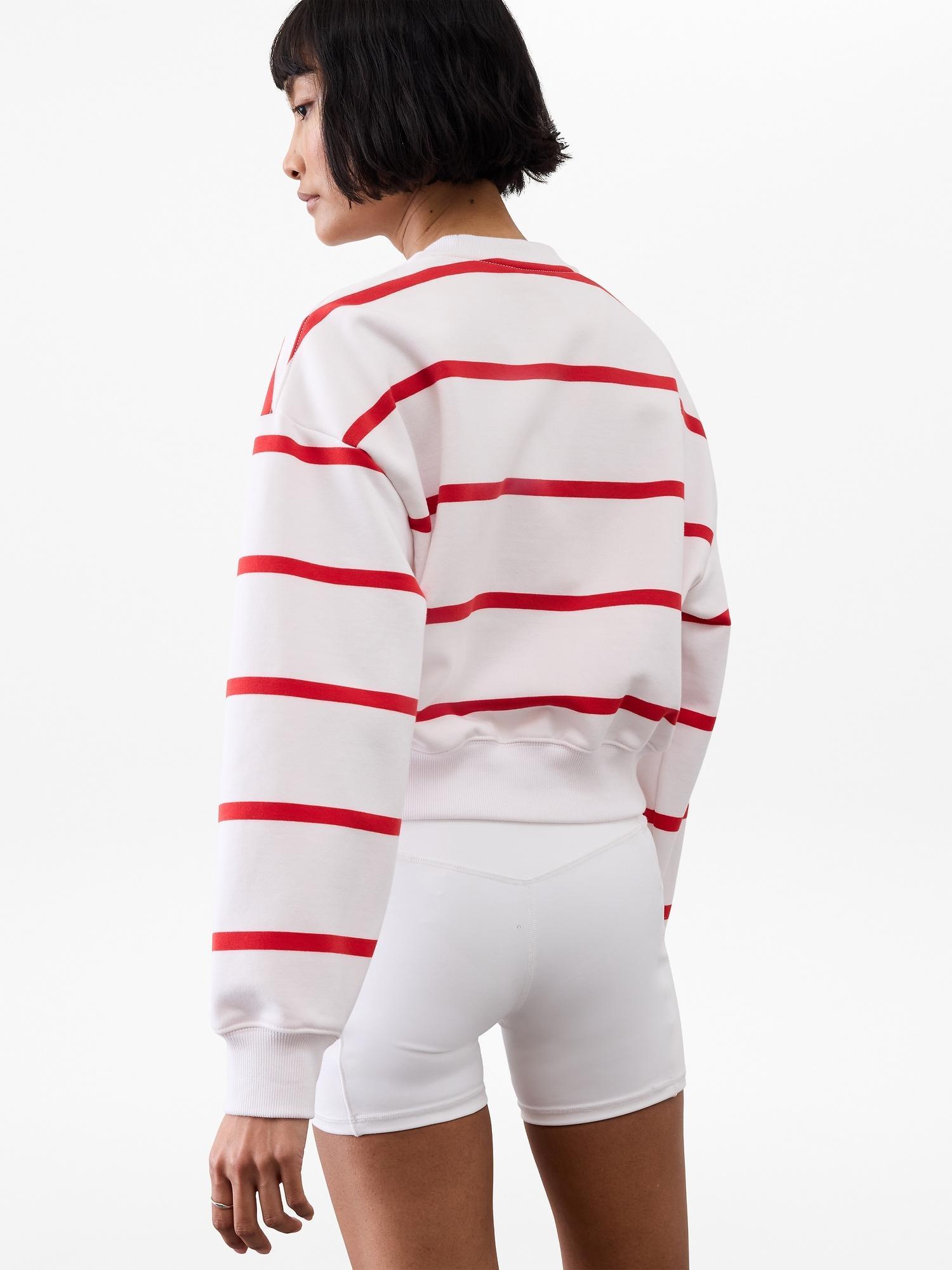 Heavyweight Terry Crop Crew Sweatshirt Product Image