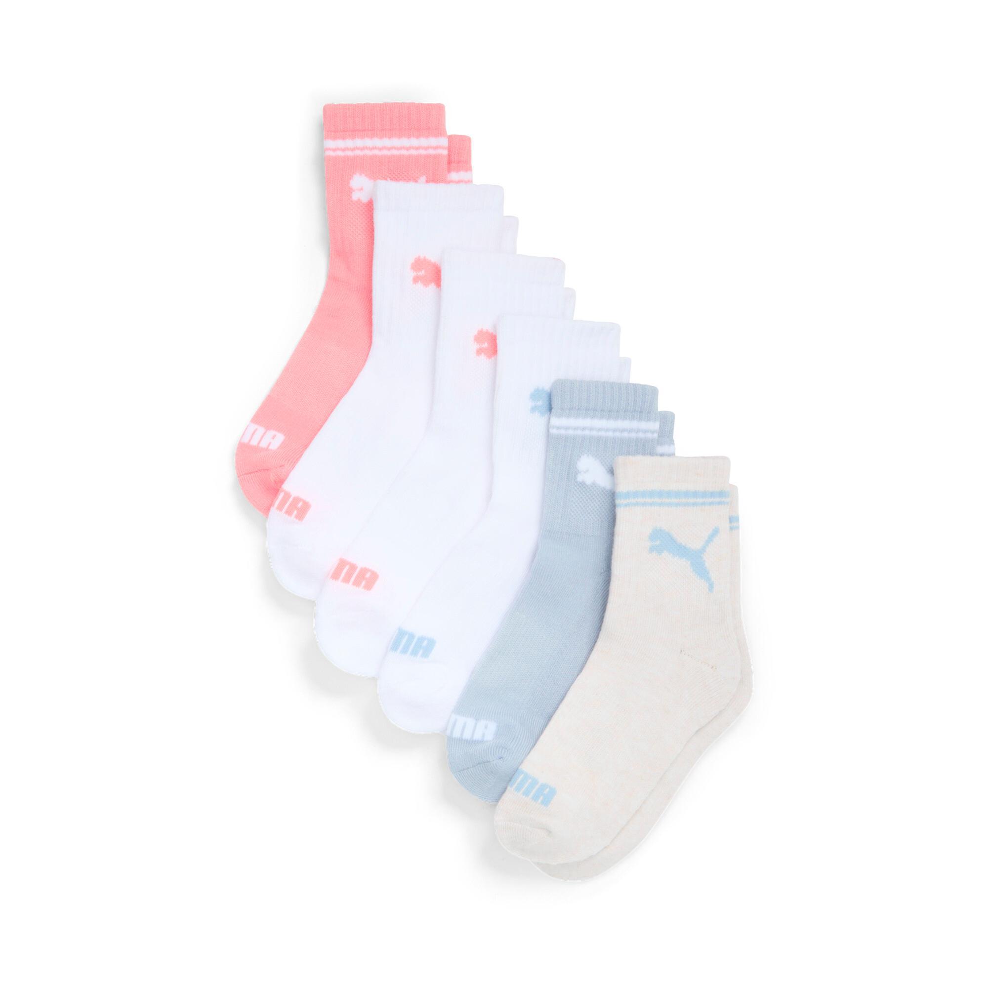Men's Non-Terry Quarter-Length Crew Socks (3 Pairs) Product Image