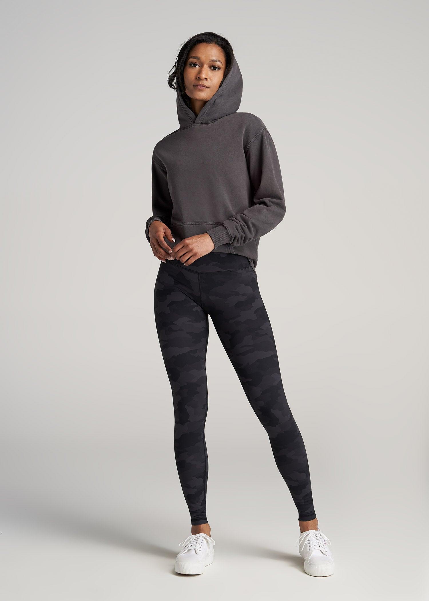 Balance High-Rise Leggings for Tall Women in Grey Camo Female Product Image