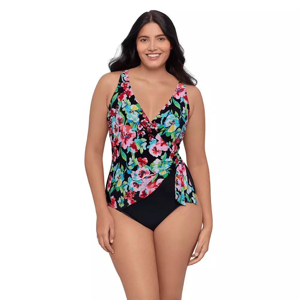 Women's Trimshaper Blooming Beauty Vera One-Piece Swimsuit, Size: 12 Product Image