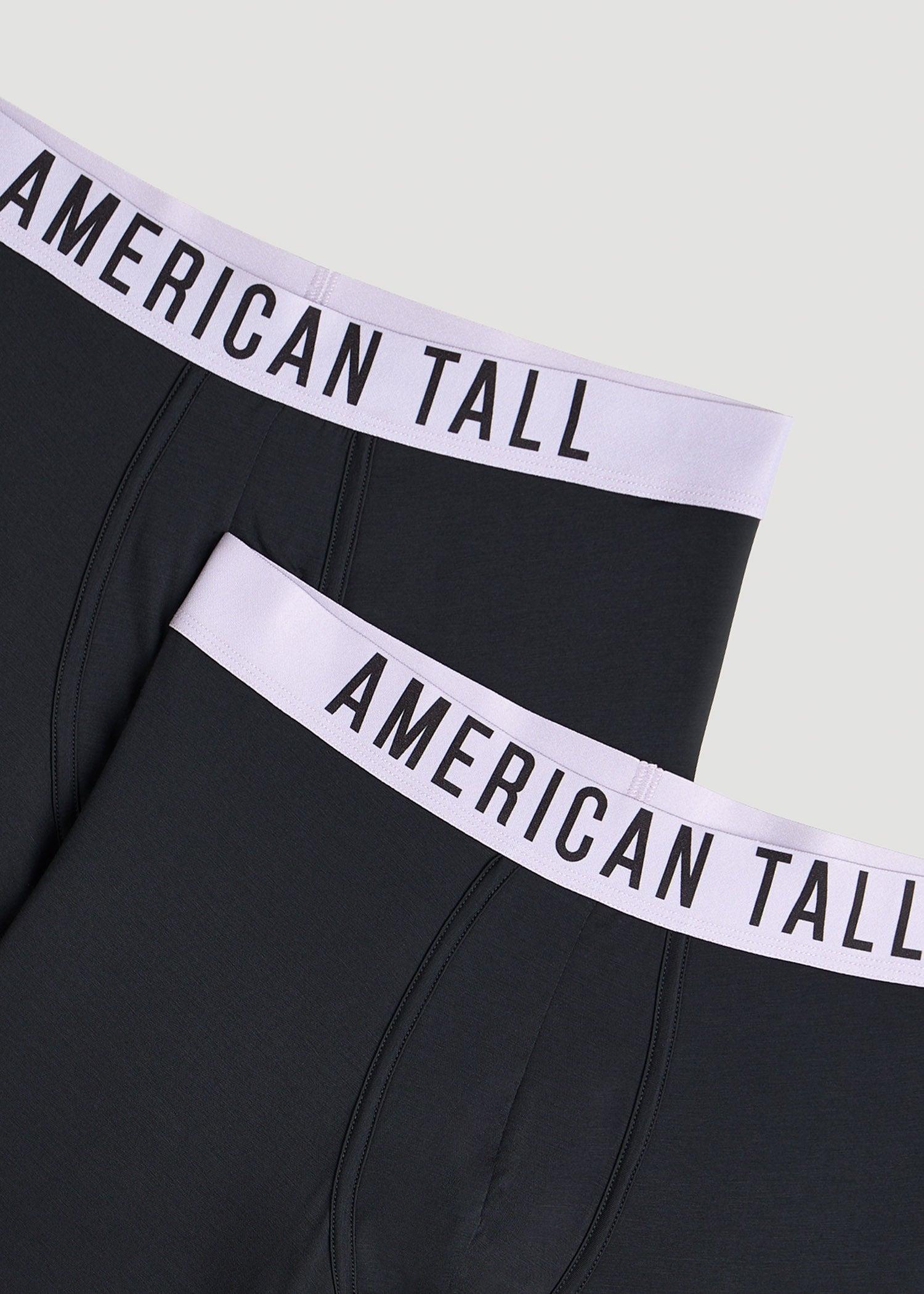 Men's Tall Original Boxer Briefs in Black | 2-Pack Product Image