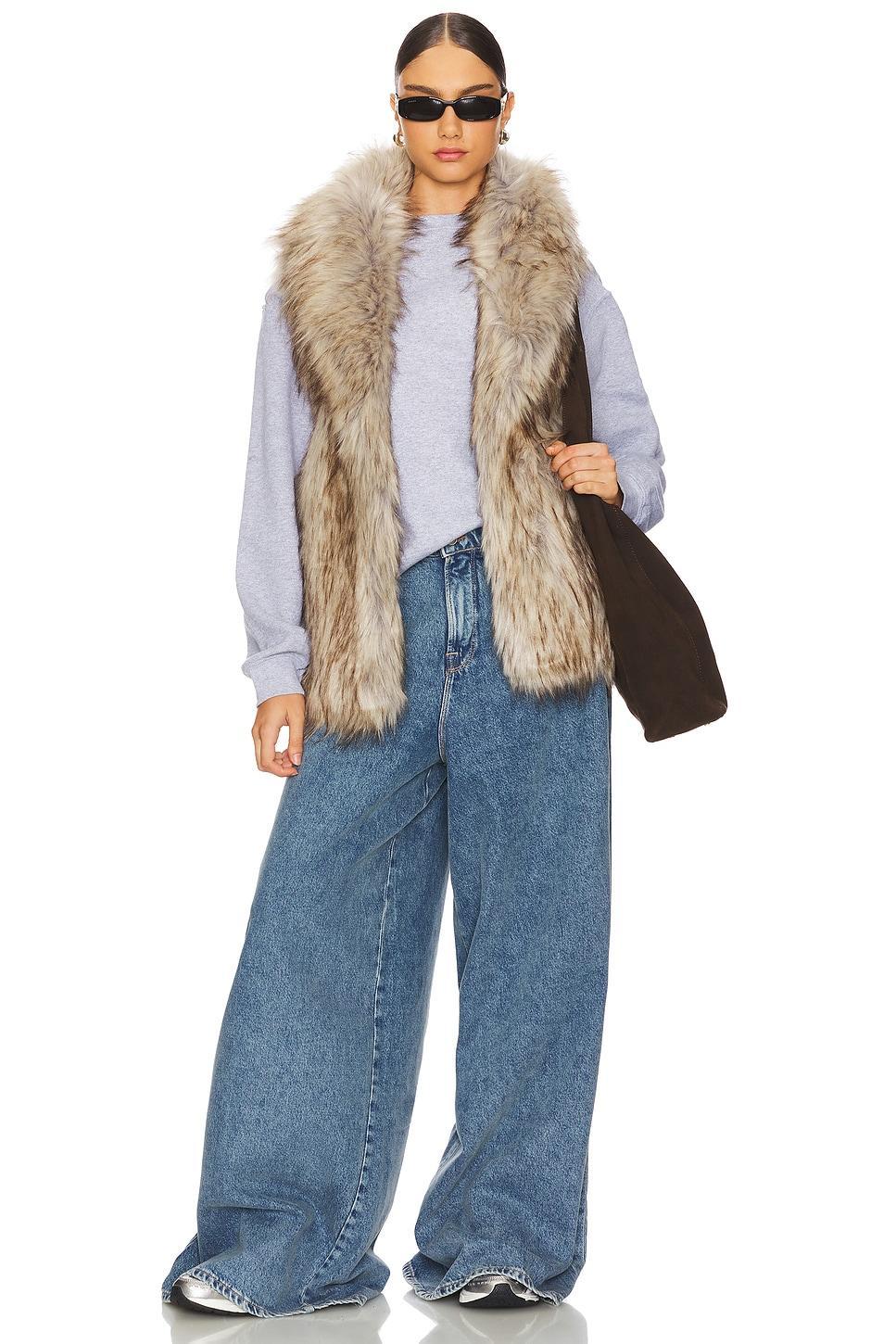 Rubicon Faux Fur Vest Unreal Fur Product Image