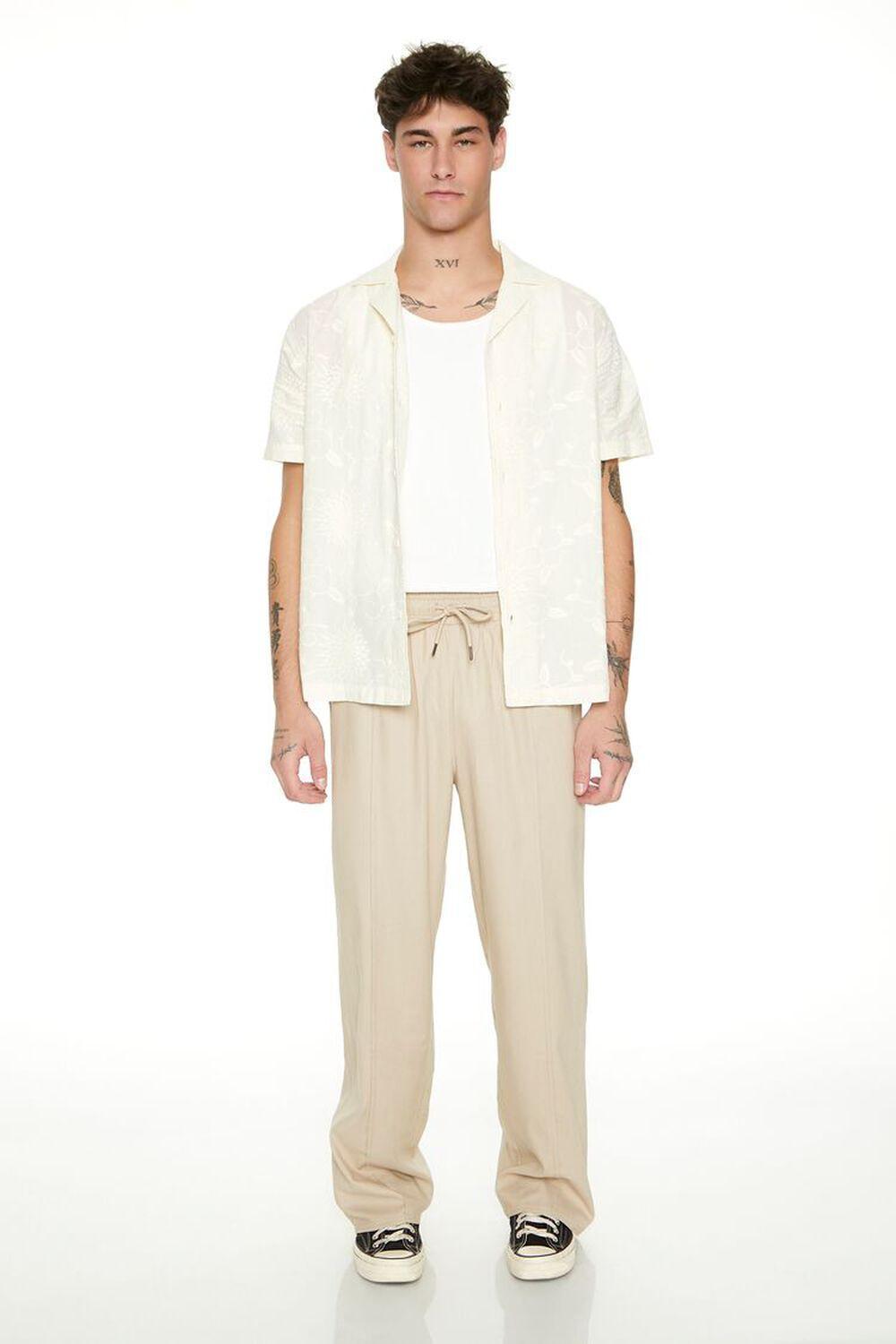 Embroidered Textured Shirt | Forever 21 Product Image