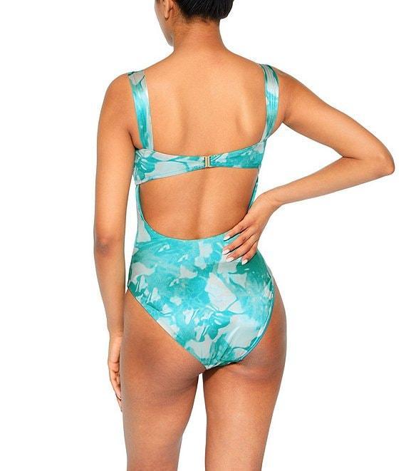 Kurt Geiger London Chelsea Sweetheart Neck Bandeau One Piece Swimsuit Product Image