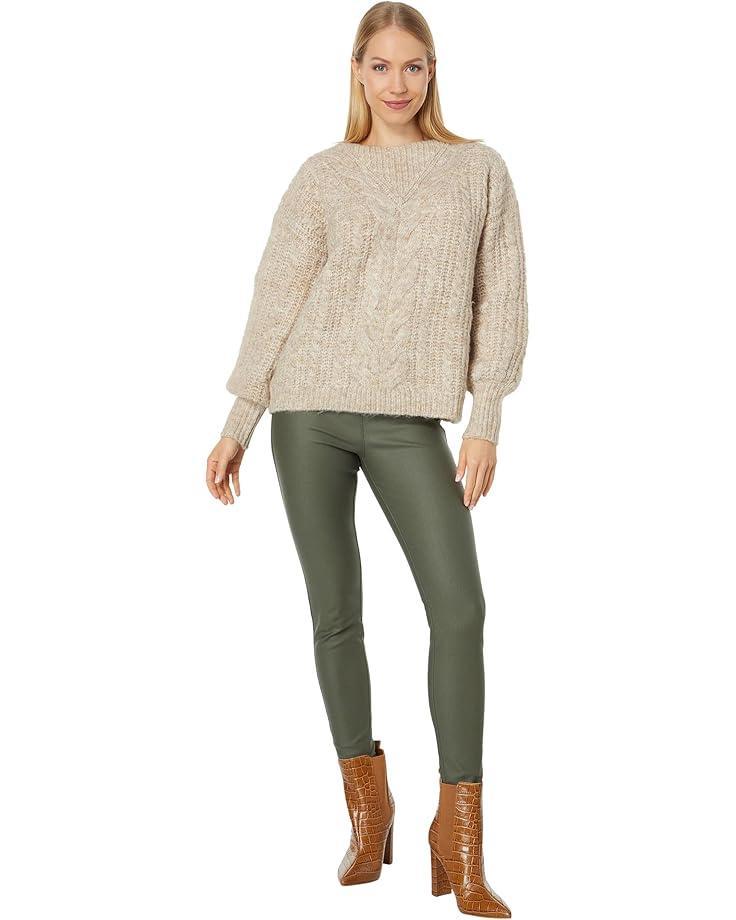 Quilted Sweatshirt 1/4 Zip Pullover Long Sleeve Product Image