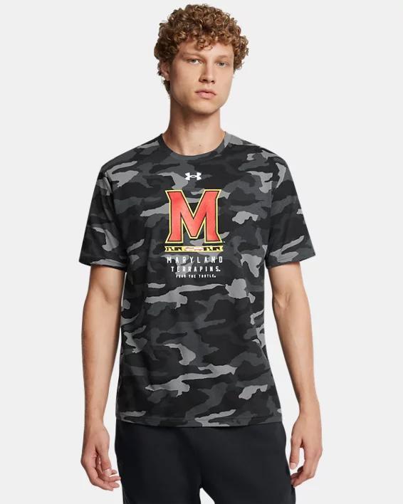 UA Performance Cotton Camo Collegiate Mens T-Shirt Product Image