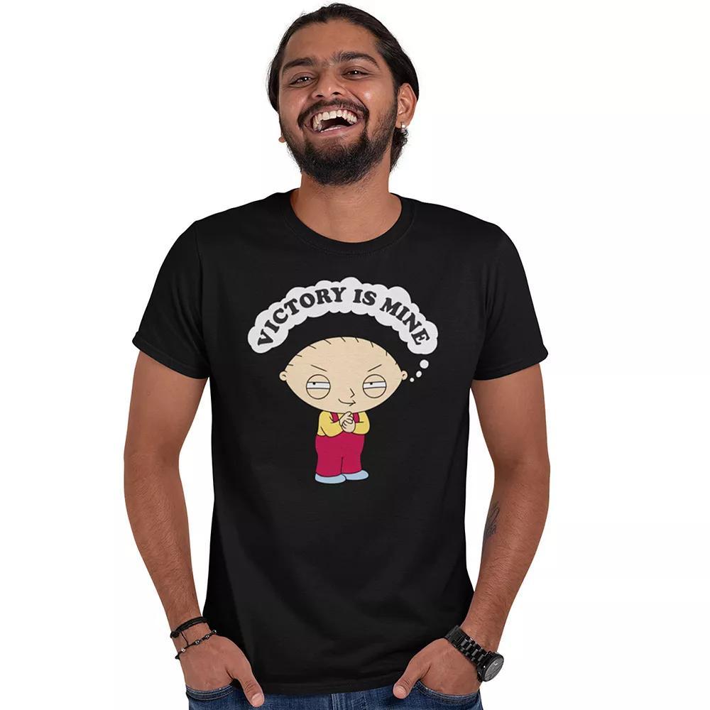 Men's Family Guy Thoughts of Victory Tee, Size: XXL, Black Product Image