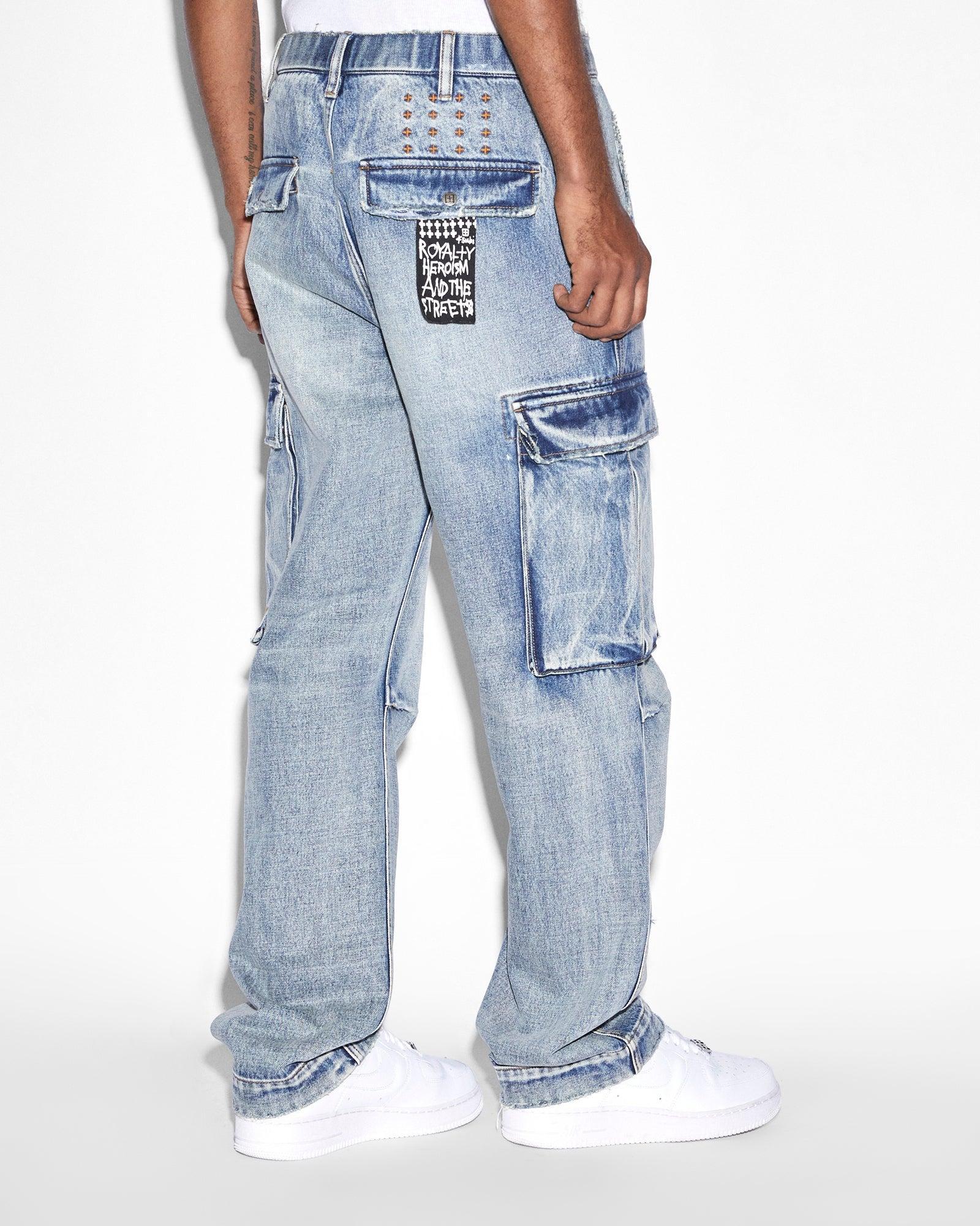 RIOT CARGO PANT PUNK BLUE Male Product Image