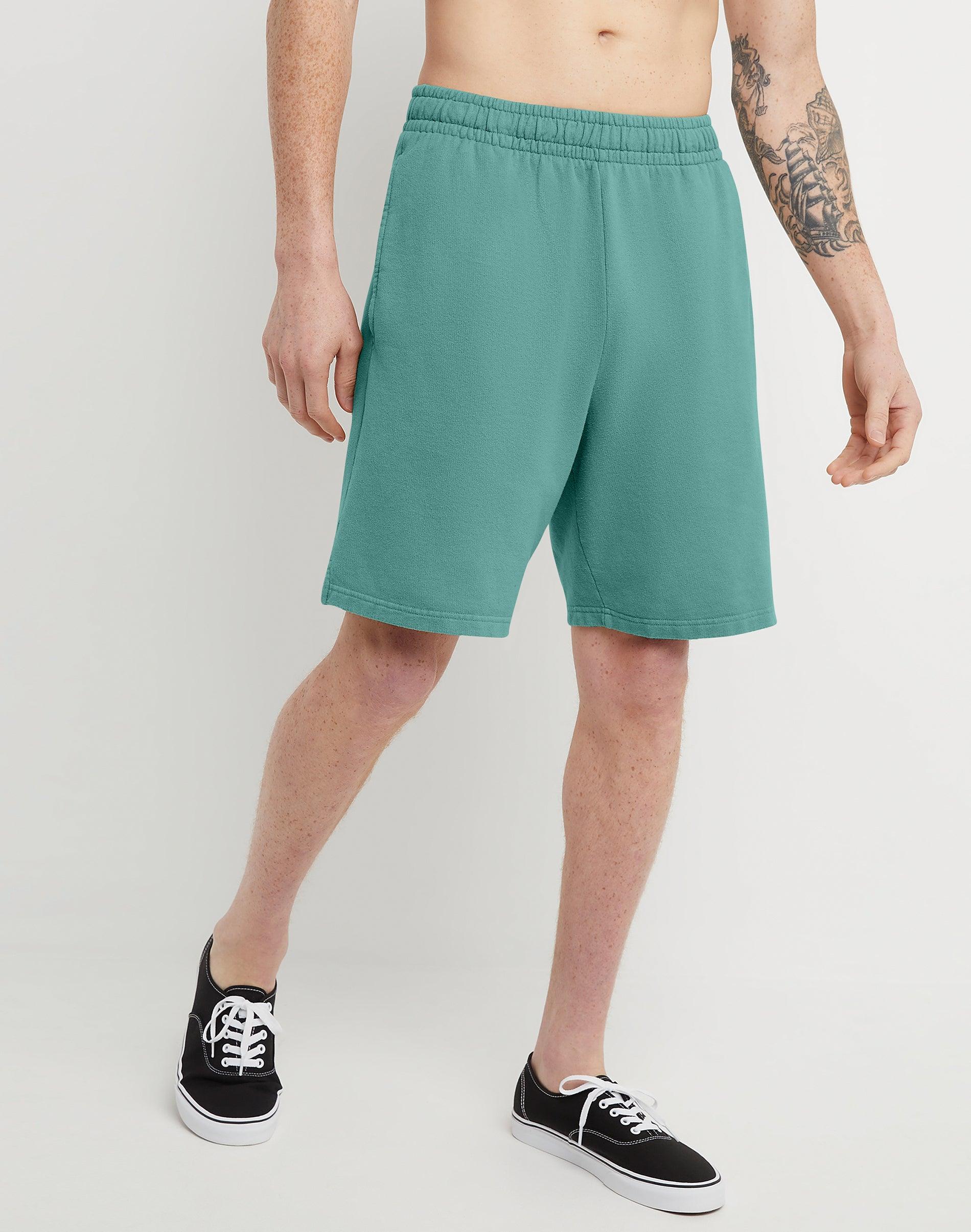 Hanes Mens Garment Dyed Sweat Shorts, 8 New Railroad Grey S Product Image