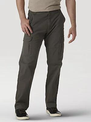 Wrangler® Men's Five Star Premium Relaxed Fit Flex Cargo Pant in Anthracite Product Image