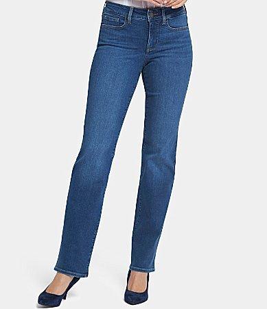 NYDJ Marilyn Straight Leg Full Length Jeans Product Image