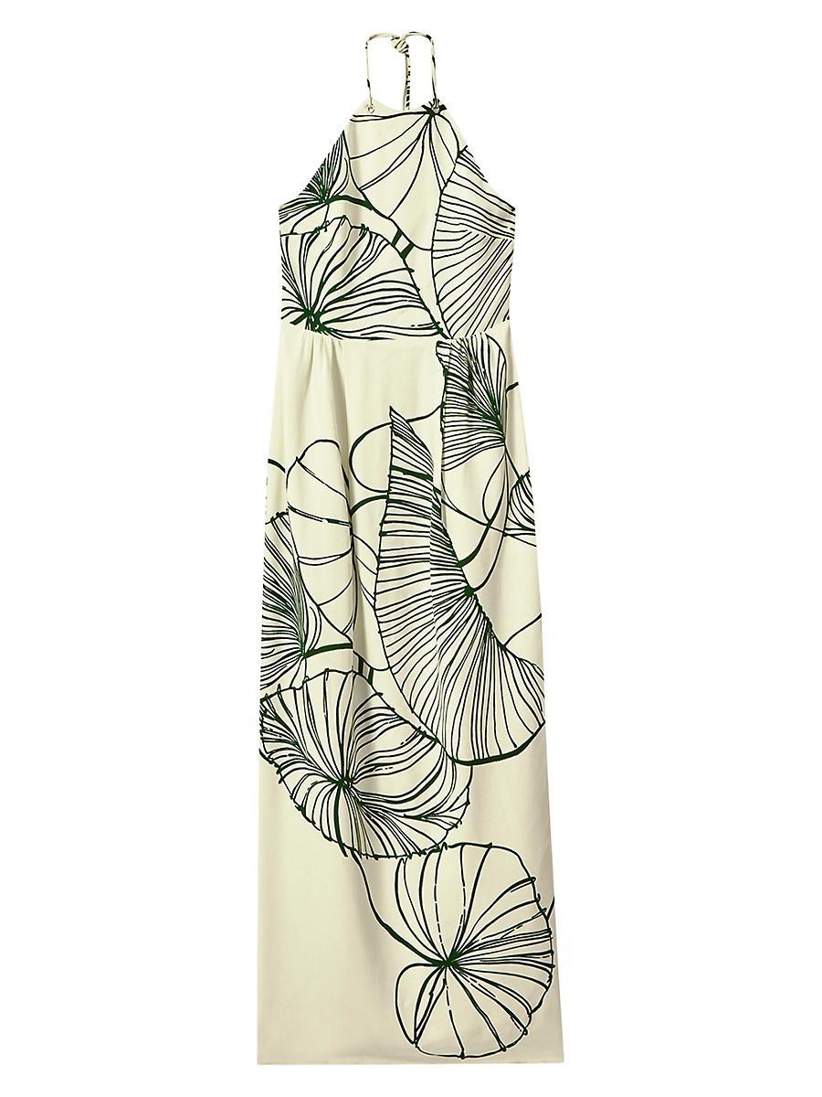Womens Lexi Shell Halter Maxi Dress Product Image