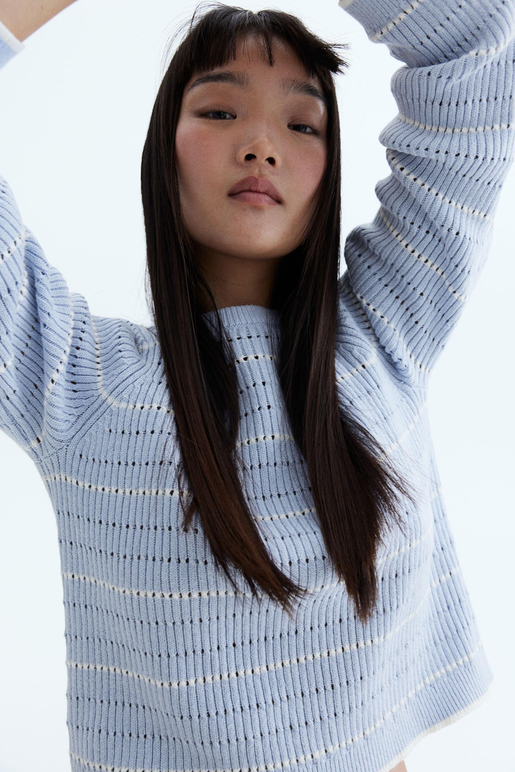Hole-Knit Sweater Product Image