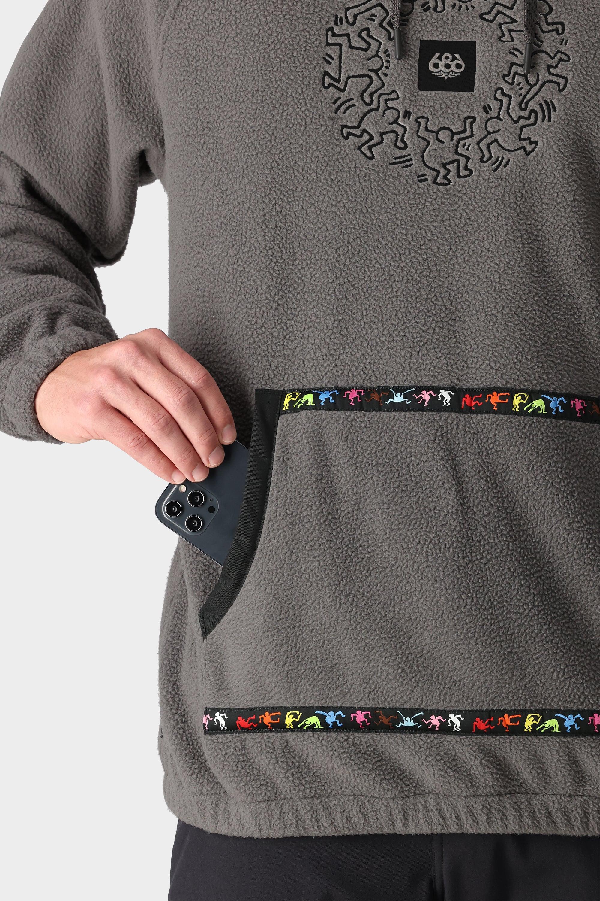 686 Men's Buttermilk Sherpa Fleece Pullover Hoody Male Product Image