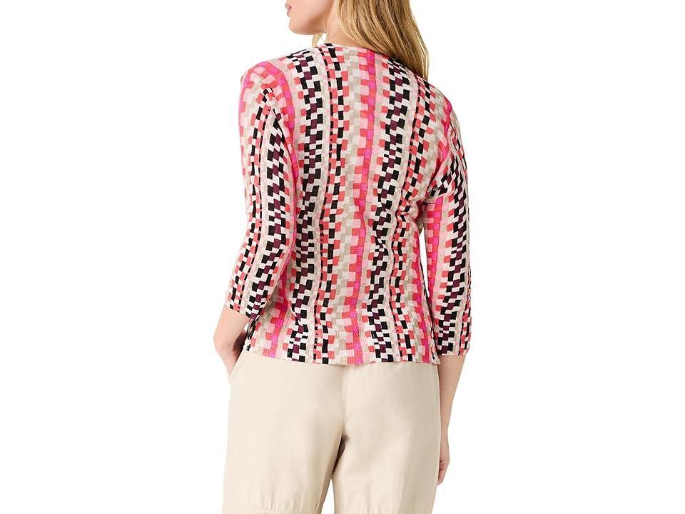 NIC+ZOE Pixel Sunset 4-Way Cardigan Multi) Women's Sweater Product Image