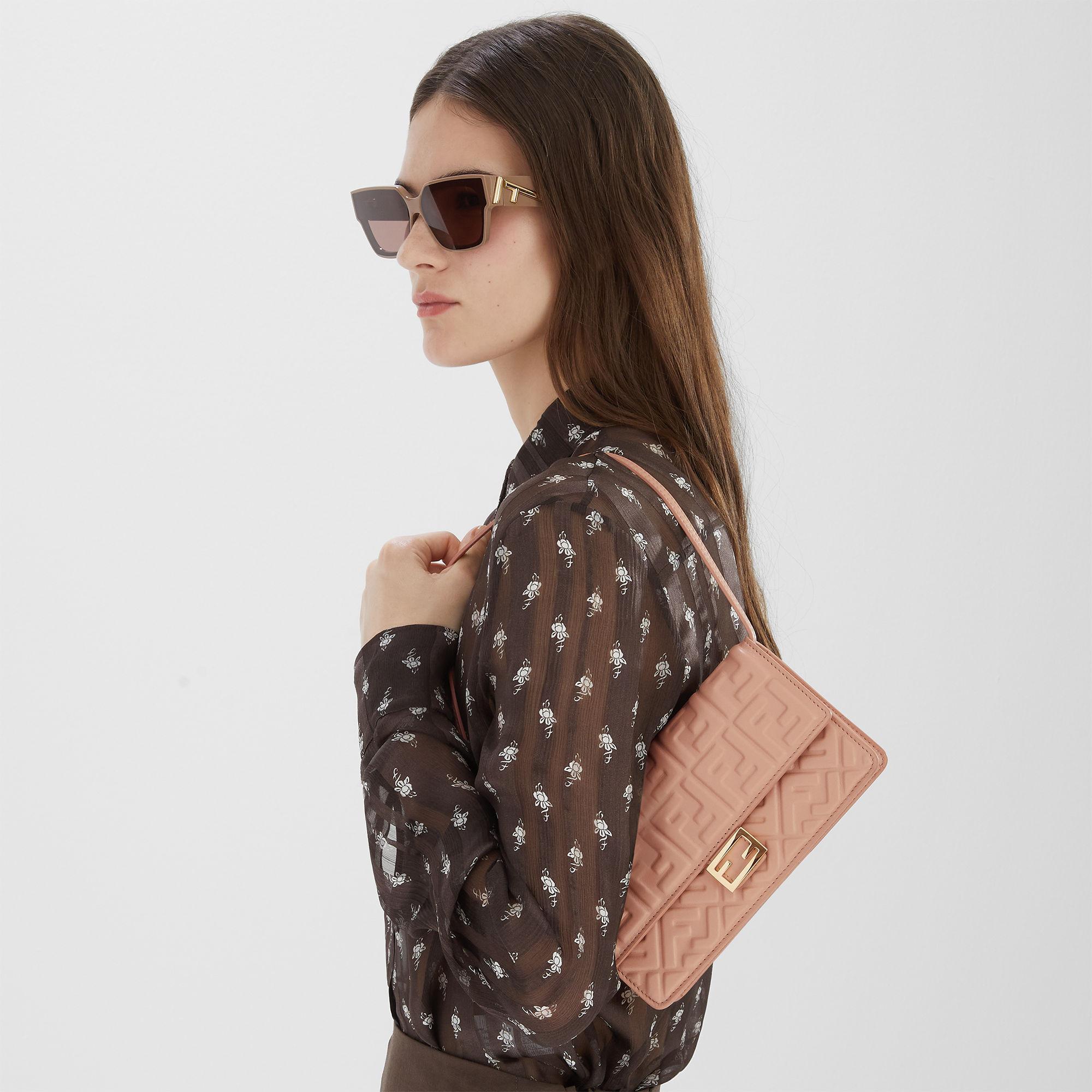 ShirtBrown chiffon shirt Product Image