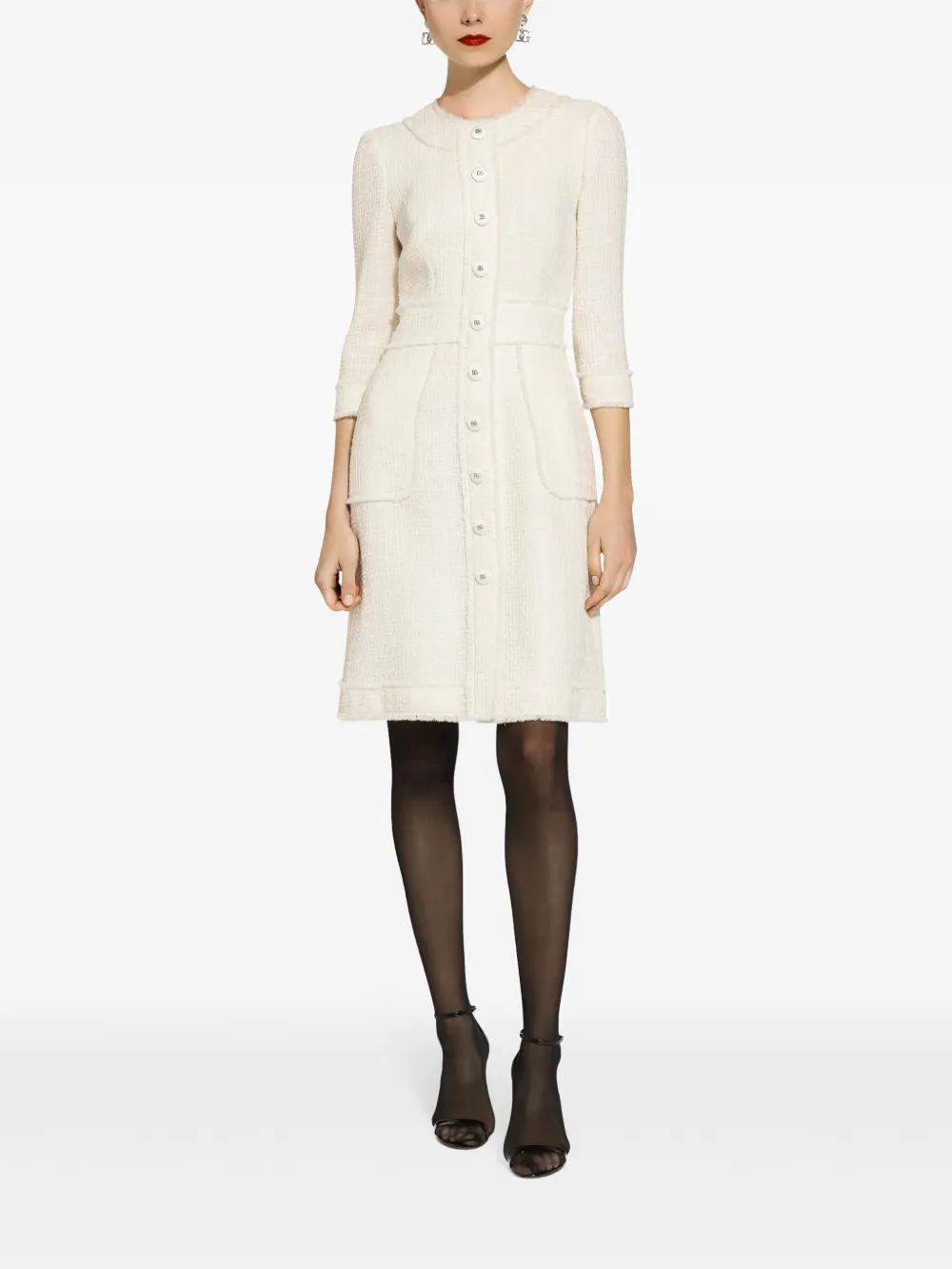 A-line tweed dress Product Image