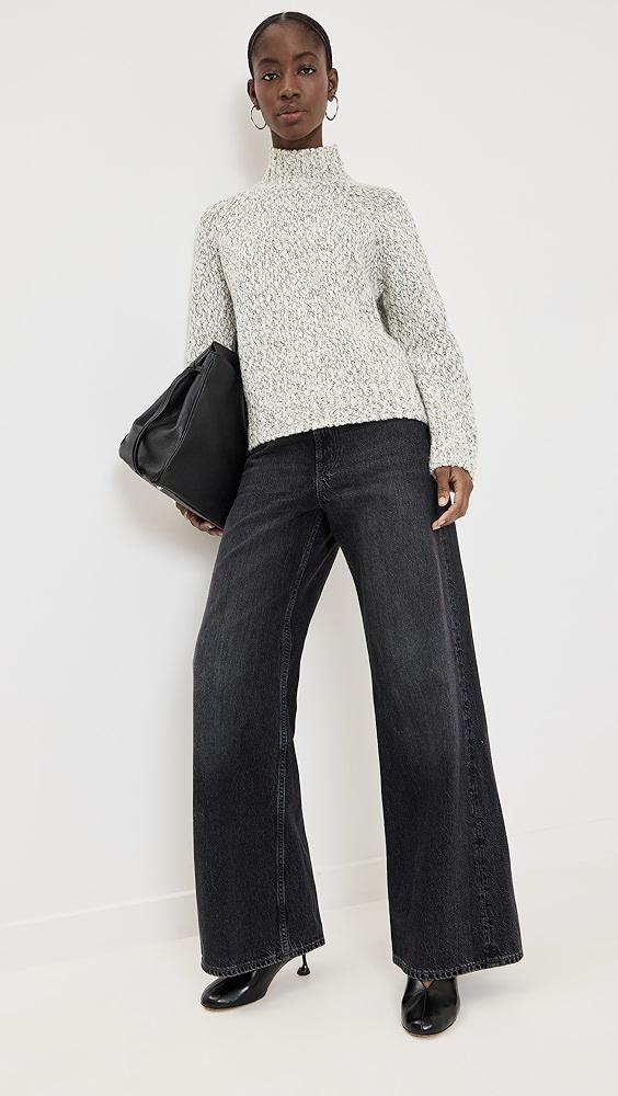 Vince Tonal Marl Textured Turtleneck | Shopbop Product Image
