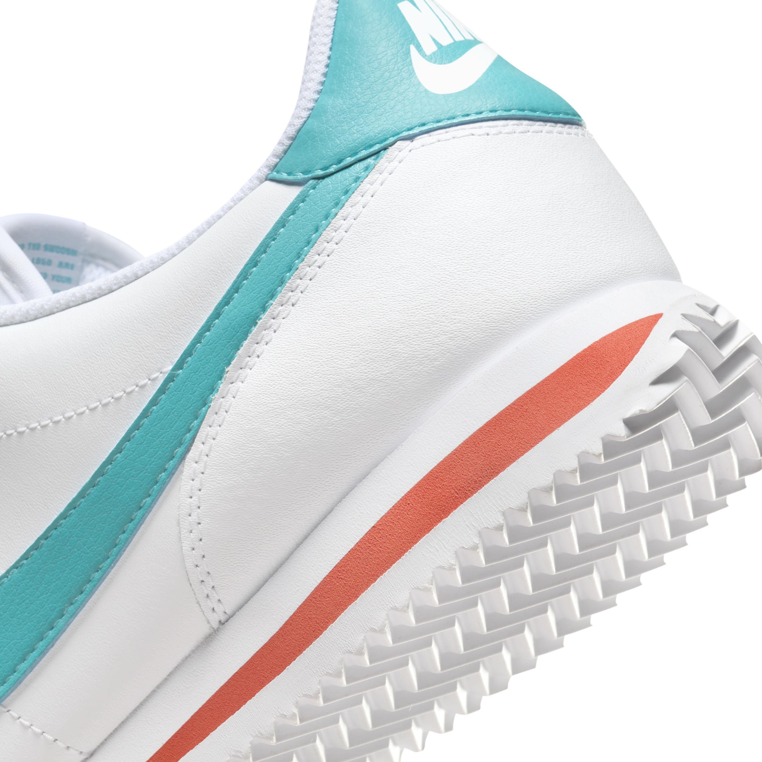 Nike Mens Nike Cortez - Mens Shoes White/Metallic/Dusty Cactus Product Image