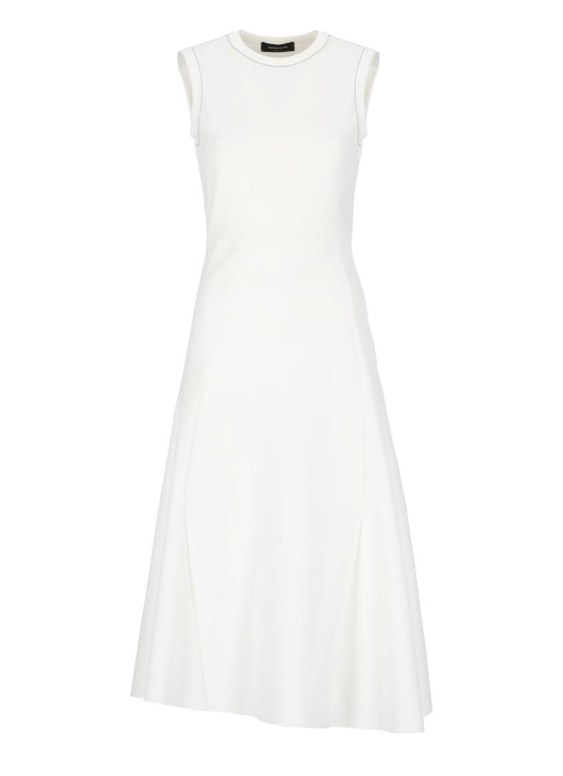 FABIANA FILIPPI Embellished Sleeveless Midi Dress In White Product Image