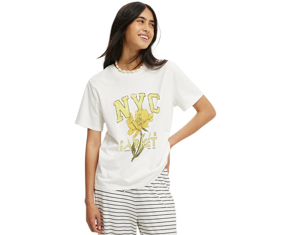 Cotton On Womens Regular Fit Graphic Tee - Los angeles/ Product Image