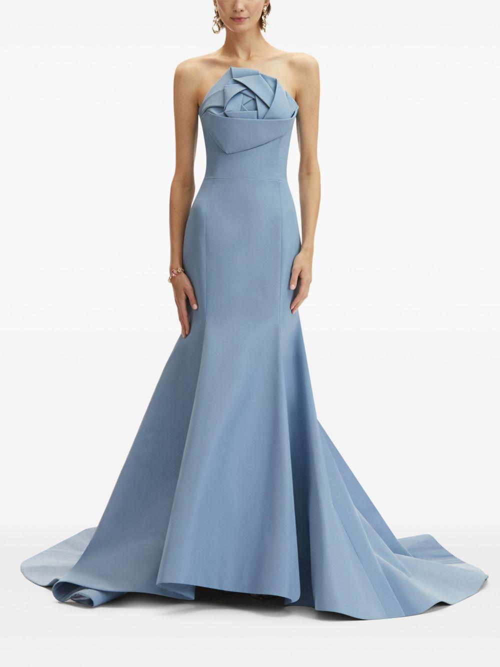 rose-motif trumpet gown Product Image