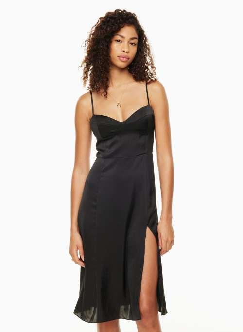 glaze satin dress Product Image
