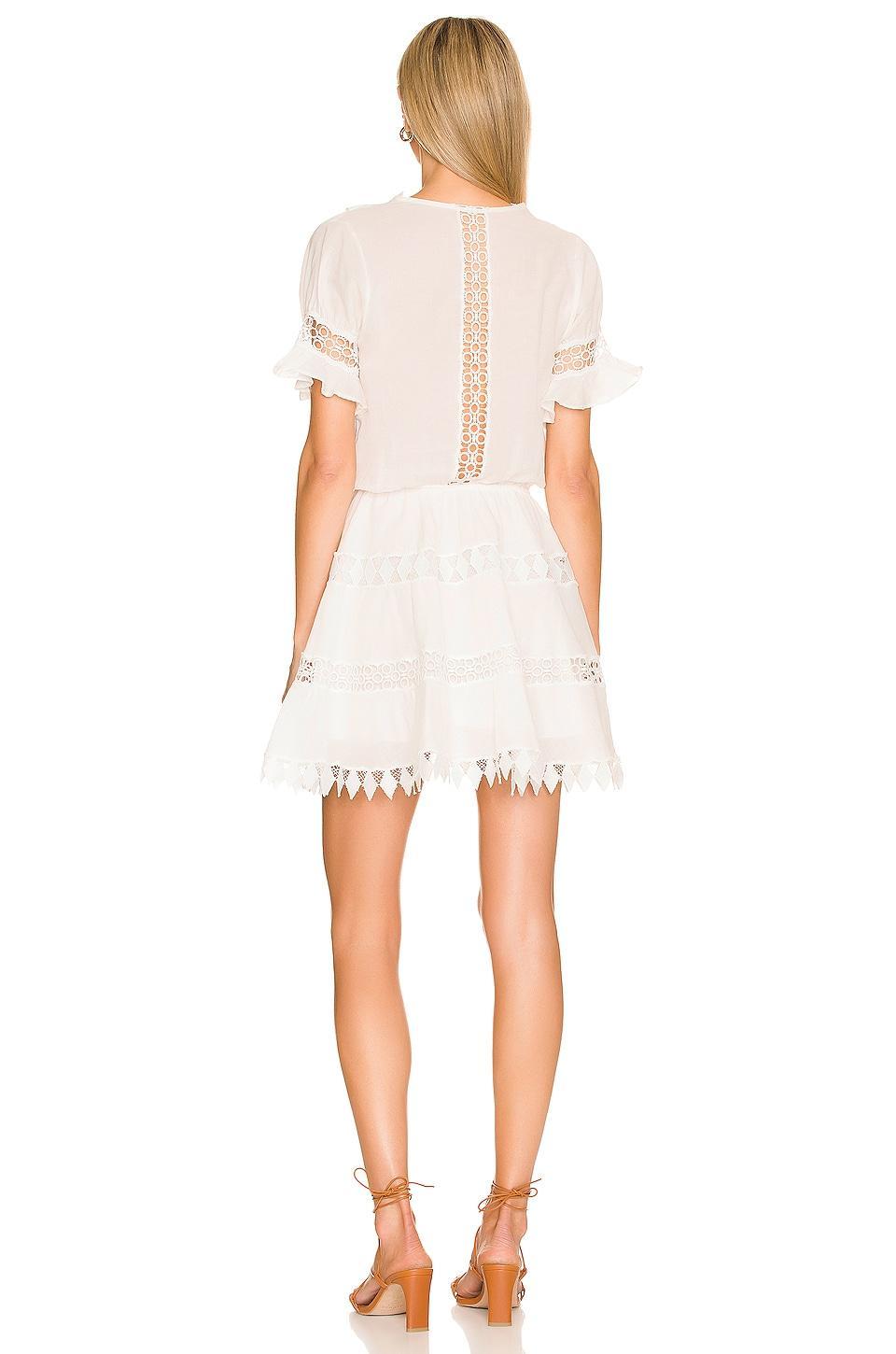 Peixoto Ora Cotton Embroidered Mini Dress Swim Cover Up Product Image