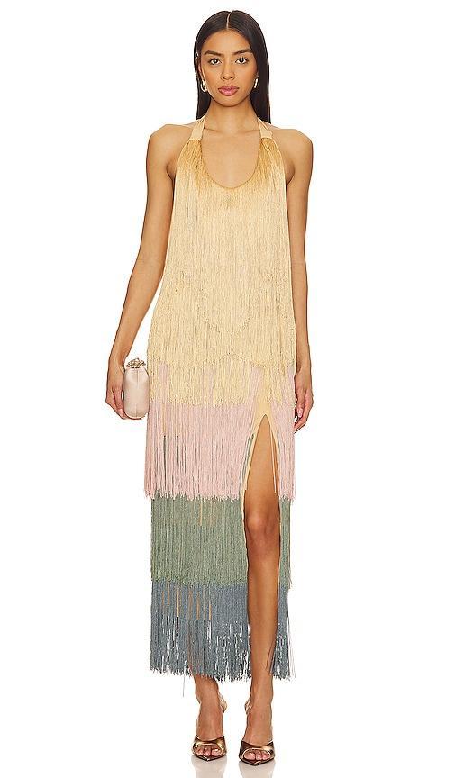 Neme Fringe Midi Dress Product Image