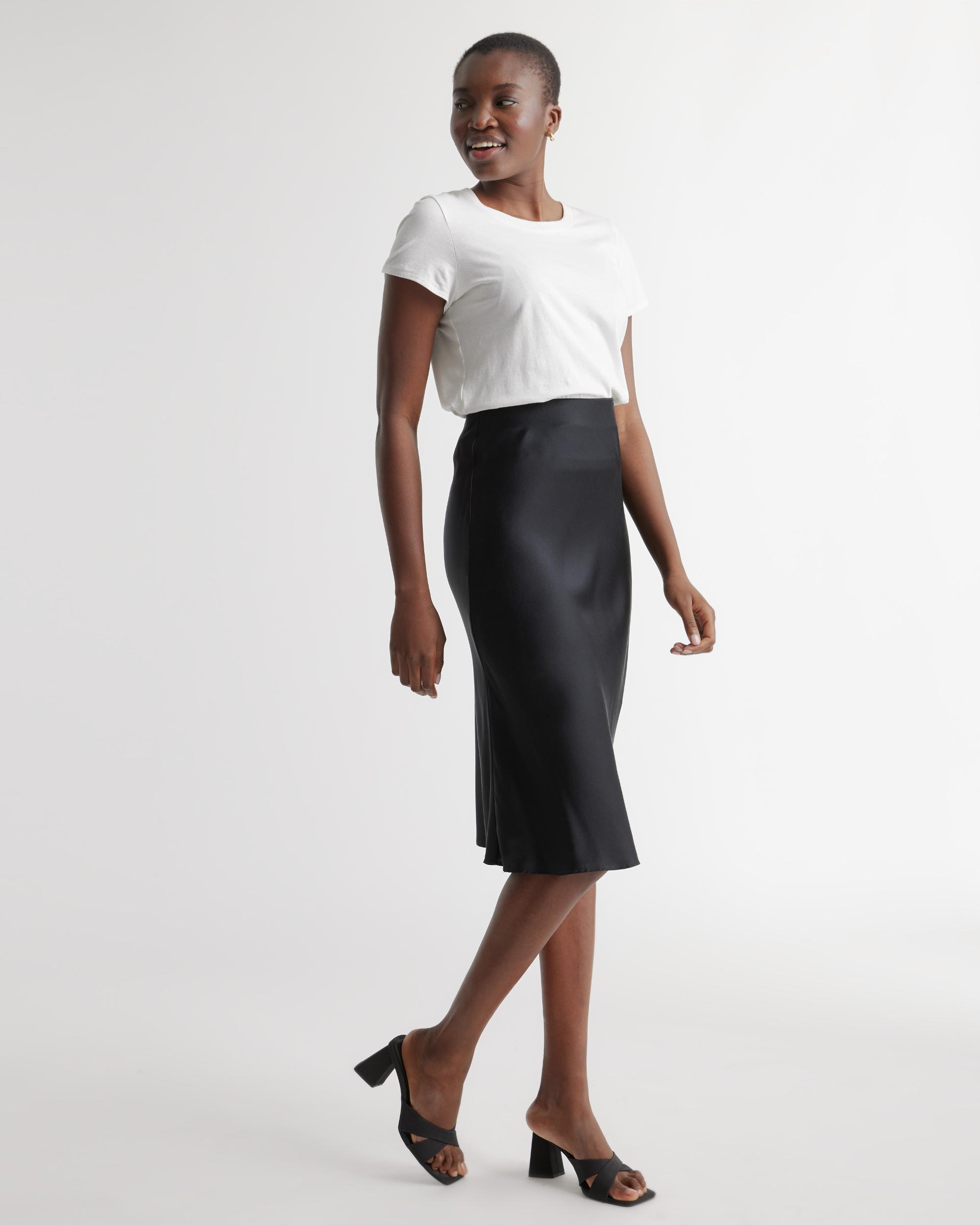 Quince | Women's 100% Washable Silk Skirt Size XS Product Image