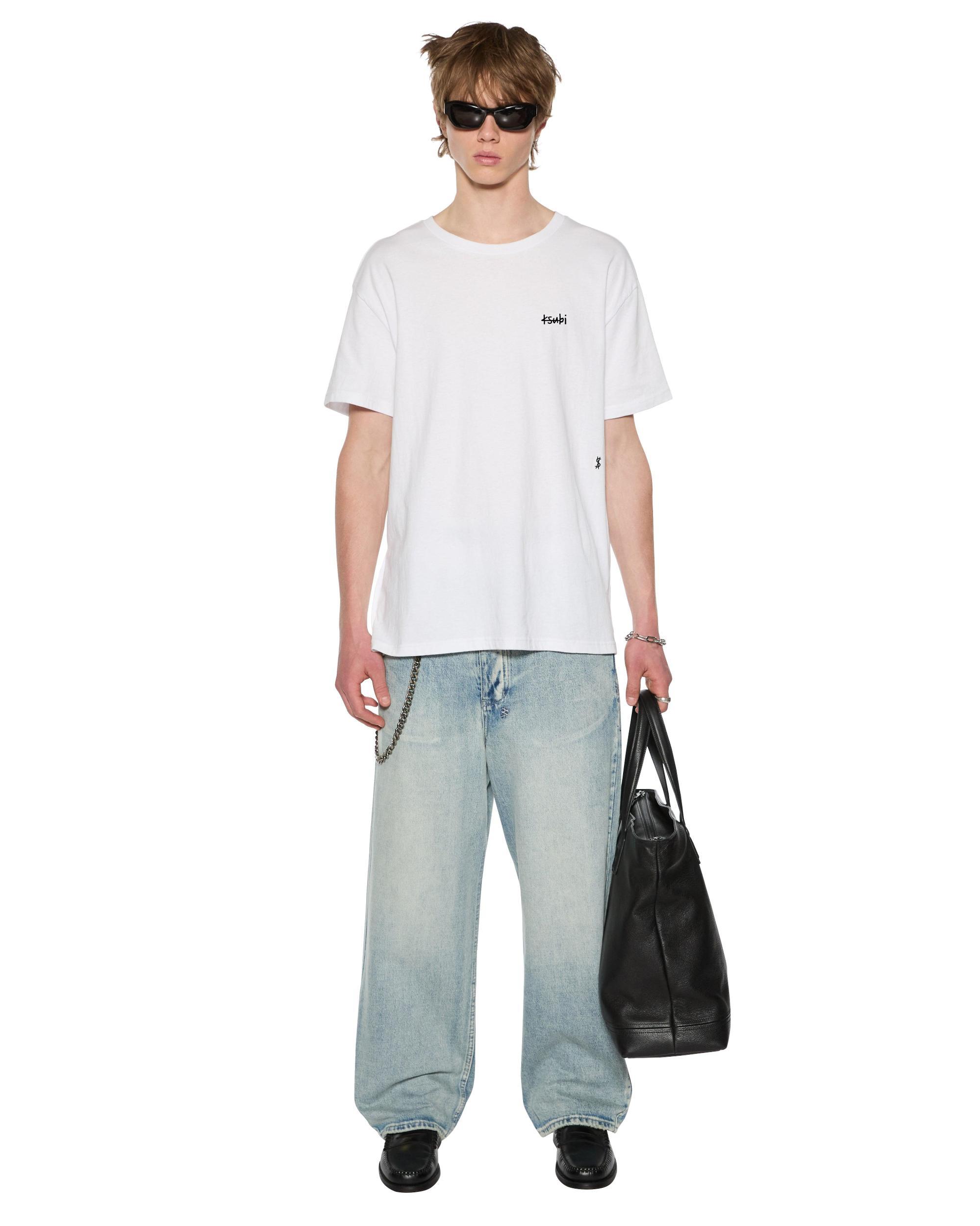 ALL DAY BIGGIE SS TEE WHITE Male Product Image