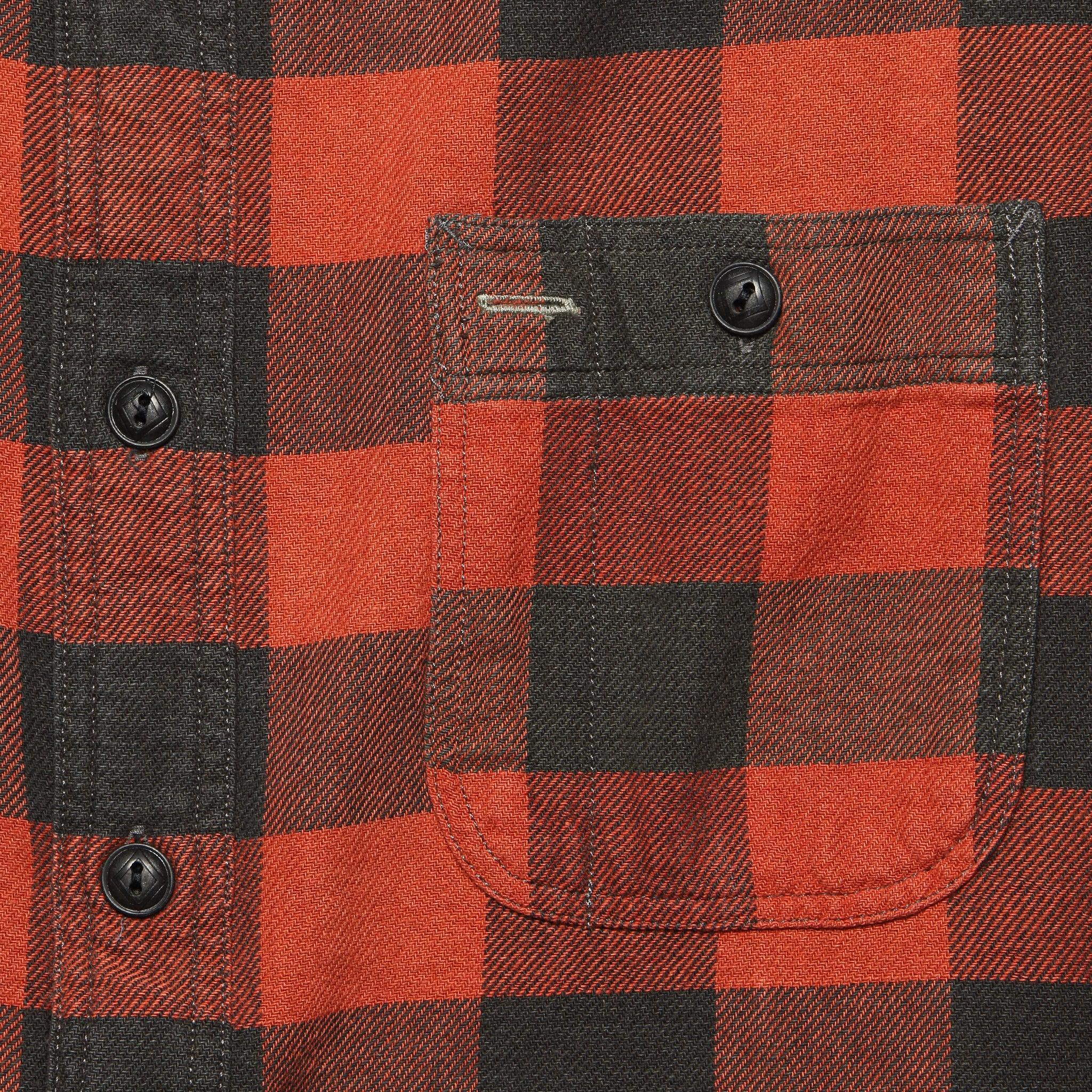 Farrell Plaid Workshirt - Red/Black Product Image