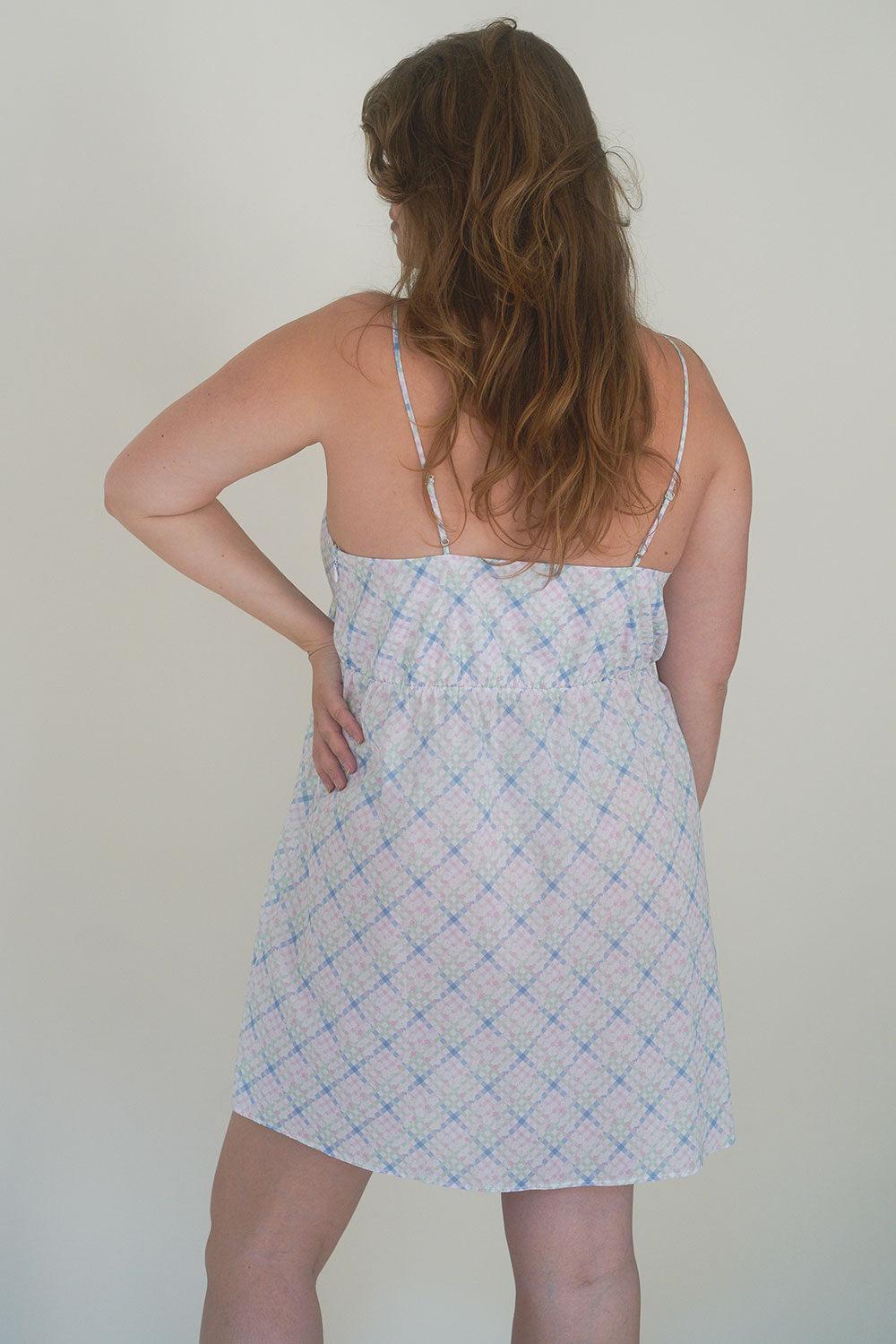 Airy Poplin Mini Dress - Cottage Meadow Product Image