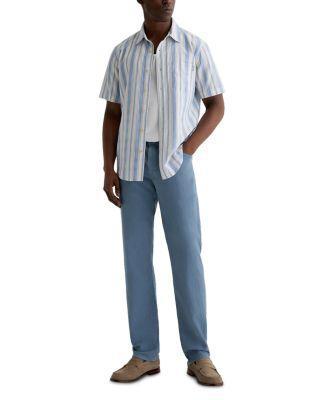 Everett Slim Straight Fit Jeans in Shore Break Blue Product Image