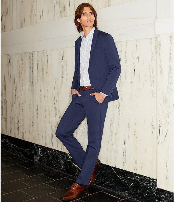 Murano Wardrobe Essentials Solid Slim-Fit Suit Separates Knit Blazer Product Image