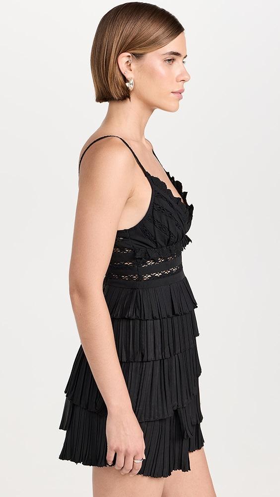 Sea Antonina Solid Cotton Tiered Dress | Shopbop Product Image