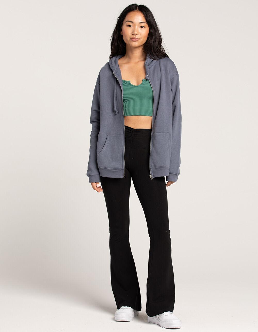 TILLYS Womens Oversized Zip-Up Hoodie Product Image